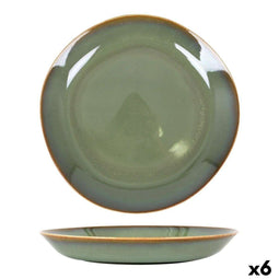Diep bord Duomo Groen Ø 23 cm (6 Stuks)