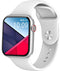 DCU Advance Tecnologic - Smartwatch - Afstand Bloeddruk Hartslagsensor - Zilver Rood Wit