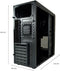 LC-Power 7041B - Midi Tower PC - ATX micro ATX Mini-ITX - Zwart