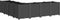 vidaXL - Plantenbak - 160x160x53 - cm - polypropeen - zwart