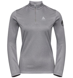 Odlo Midlayer 1/2 Zip Pillon Dames - Sneldrogend - Grijs - Maat XL
