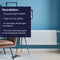 Plieger Compact Paneelradiator Type 22 - 90 cm x 40 cm - Hoge warmteafgifte - Wit