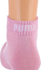 Puma Unisex Quarter Plain (3-pack) - unisex hoge enkelsokken - roze