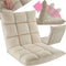 tectake® Snooze Relaxfauteuil - Opvouwbare Vloerstoel - Verstelbare Rugleuning 14 standen - Fluweelzacht