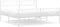 vidaXL - Bedframe - met - hoofd- - en - voeteneinde - metaal - wit - 180x200 - cm