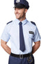 Dressforfun Herenkostuum politieagent XXL - verkleedkleding - inclusief handboeien