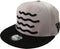 Capiche® Snapback Pet Heren – De Kraken – Grijs & Zwart – Verstelbaar met Druksluiting – Sportcap – Baseball Cap – Mannen Cap