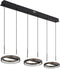 Globo DELLA - hanglamp - LED - zwart - metaal - 67179H2