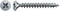 Schroefdoos SPAX Houten schroef Platte kop (4,0 x 25 mm)