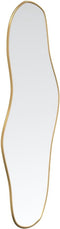 vidaXL - Wandspiegel - 90x40 - cm - goudkleurig