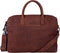 DSTRCT Wall Street - Leren Laptoptas 2 Vaks - Laptopvak 15,6 inch - Bruin