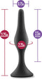 Luxe - beginners anaalplug Small - Zwart