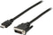 Nedis HDMI Kabel - HDMI Male naar DVI-D 24+1-Pins - 5 m - 1080p - Vernikkeld - Zwart