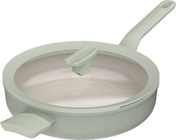 LEO Sauteerpan antikleef met deksel Balance Sage - Ø 26cm - Groen - PFAS-vrij