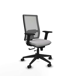 Piqueras y Crespo 2D066N0 - Bureaustoel - Verstelbare hoogte met armleuning - Lichtgrijs