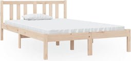 vidaXL - Bedframe - massief - hout - 120x190 - cm