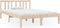 vidaXL - Bedframe - massief - hout - 120x190 - cm