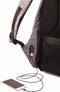 XD Design Bobby - Anti-diefstal Rugzak - USB Oplaadpoort Waterafstotend - Grijs Zwart
