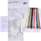Thea Gouverneur - Borduurpakket met telpatroon - 923A - Voorgesorteerde DMC Garens - Poëzie Tortelduifjes - Aida - 25 cm x 36 cm - DIY Kit