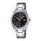 Casio LTP-1302PD-1A1VEG - Polshorloge - Dames - Quartz - Ø 30 mm - Zilver - Zwart