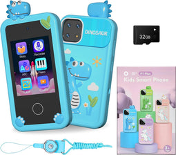 BP® Speelgoed Telefoon - Kindersmartphone - 22 Offline Apps & Dubbele Camera - Blauw