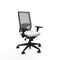 Piqueras y Crespo 3D066N0 - Bureaustoel - Verstelbare hoogte met armleuning en hoofdsteun - Wit