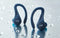 JVC HA-EC25T - In-ear oordopjes - Draadloos - IPX5 waterdicht - Blauw