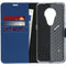 Accezz Wallet Softcase - Geschikt voor Nokia 7.2 / 6.2 - 3 Pashouders - Blauw