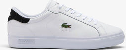 Lacoste POWERCOURT 125 2 SMA - Heren Sneakers - Wit - Zwart