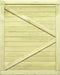 vidaXL - Poort - 125x100 - cm - geïmpregneerd - grenenhout