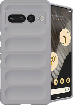 iMoshion Hoesje Geschikt voor Google Pixel 7 Pro Hoesje Siliconen - iMoshion EasyGrip Backcover - Grijs