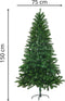 vidaXL - Kunstkerstboom - met - levensechte - naalden - 150 - cm - groen