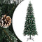 vidaXL Kunstkerstboom - 210 cm - PVC - groen