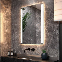 Mirlux Badkamerspiegel met LED Verlichting & Verwarming – Wandspiegel Rechthoekig– Anti Condens