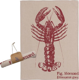 BEIGE KREEFT THEEDOEK - BATELA