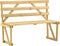 vidaXL - Tuinbank - 120 - cm - geïmpregneerd - grenenhout