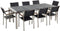 GROSSETO - Tuinset voor 8 - Grijs/Zwart - Graniet