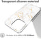 iMoshion Hoesje Geschikt voor iPhone 14 Pro Hoesje Siliconen - iMoshion Design hoesje - Wit / White Marble