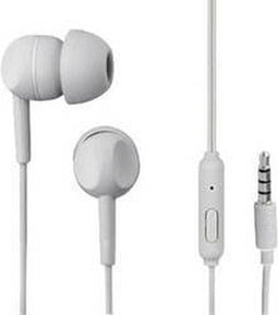Thomson EAR3005 - In Ear oordopjes - Geïntegreerde microfoon en headsetfunctie - Grijs (3 paar)