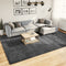 vidaXL - Vloerkleed - OVIEDO - laagpolig - 240x340 - cm - antracietkleurig