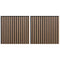 Akoestische wandpanelen 2 st latten 60,5x60 cm eikenfineer