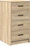 vidaXL - Dressoir - Sonoma - Eik - 40x41x75 - cm - Gelaagd - Hout