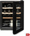 WIJNKOELKAST - VINOTHEEK CAVANOVA V16PRO 43 X 56 X 45 CM ZWART 46 L
