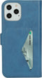 Mobiparts iPhone 12 Pro Max - Flip cover - Ruimte voor pasjes - Steel Blue