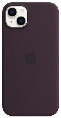 Apple iPhone 14 Plus - Siliconenhoesje met MagSafe - Bordeaux Rood