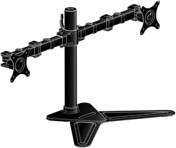 Iiyama DS1002D-B1 - Dubbele bureausteun - Verstelbare hoogte Pivot 90° - Max 30" (2x)