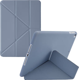 iMoshion Tablet Hoes Geschikt voor iPad 5 (2017) 9.7 inch / iPad 6 (2018) 9.7 inch / iPad Air 1 (2013) / iPad Air 2 (2014) - iMoshion Origami Bookcase tablet - Paars /Dark Lavender