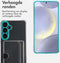 iMoshion Hoesje Geschikt voor Samsung Galaxy S24 Plus Hoesje Met Pasjeshouder - iMoshion Softcase Backcover met pashouder 3.0 - Transparant