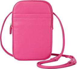 Telefoontasje Dames Crossbody - Selencia Telefoontasje Sports Luxe - Universeel Schoudertasje telefoon - Roze