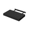 Woltu RG9372sz - Zwevende Wandplank - Houten Wandrek - 40x23x3,8 cm - Zwart
